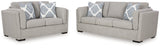 Evansley Sofa and Loveseat in Pewter - PKG019300