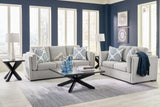 Evansley Sofa and Loveseat in Pewter - PKG019300