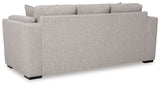 Evansley Sofa, Loveseat, Chair and Ottoman in Pewter - PKG019301