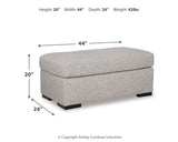 Evansley Sofa, Loveseat, Chair and Ottoman in Pewter - PKG019301