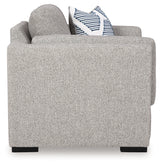 Evansley Sofa, Loveseat, Chair and Ottoman in Pewter - PKG019301