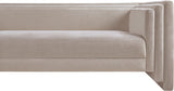 Everett Chenille Fabric Sofa in Beige from Meridian - Luna Furniture