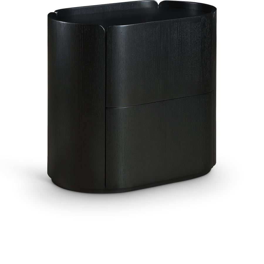 Everett Night Stand Black from Meridian - Luna Furniture