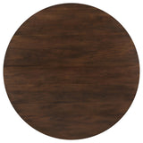 Everton Round 53-inch Wood Dining Table Walnut from Coaster - Luna Furniture