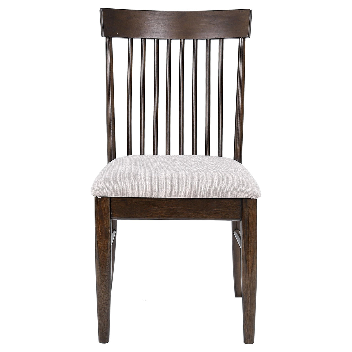 Everton Slat Back Dining Side Chair Walnut (Set of 2) from Coaster - Luna Furniture