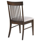 Everton Slat Back Dining Side Chair Walnut (Set of 2) from Coaster - Luna Furniture