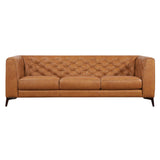 Fargo Tan Leather Sofa - SOF00105401