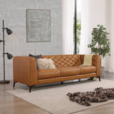 Fargo Tan Leather Sofa - SOF00105401