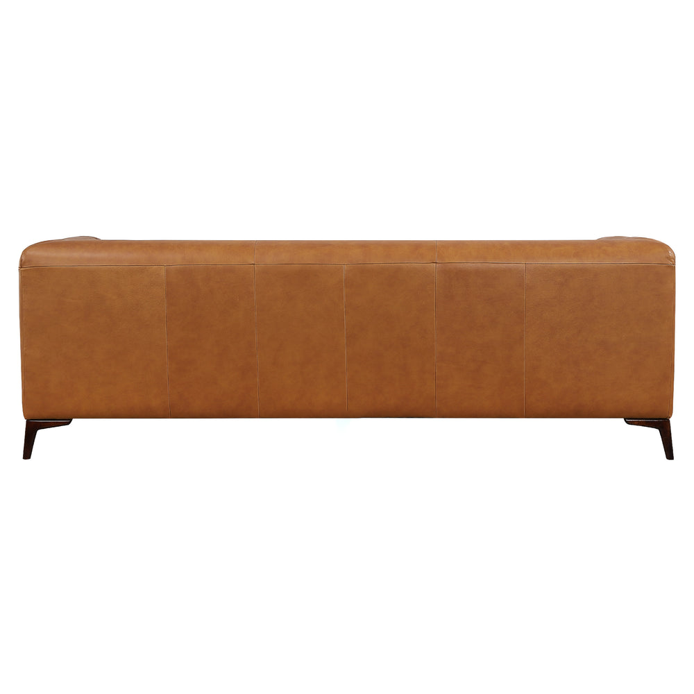 Fargo Tan Leather Sofa - SOF00105401