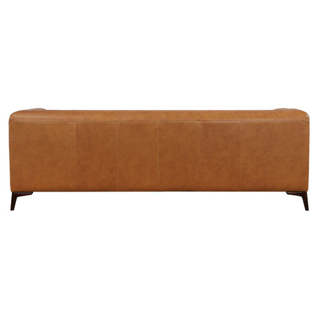 Fargo Tan Leather Sofa from Midinmod - Luna Furniture