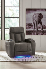 Feazada Shadow Power Recliner from Ashley - Luna Furniture