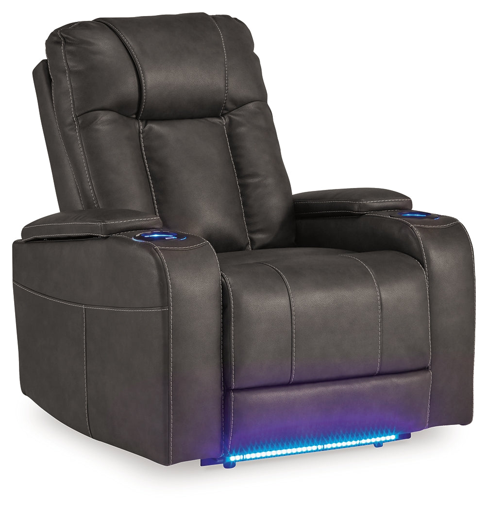 Feazada Shadow Power Recliner from Ashley - Luna Furniture