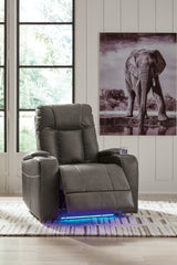 Feazada Shadow Power Recliner from Ashley - Luna Furniture