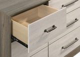 Fenwick 9-drawer Dresser Grey Oak from Coaster - Luna Furniture