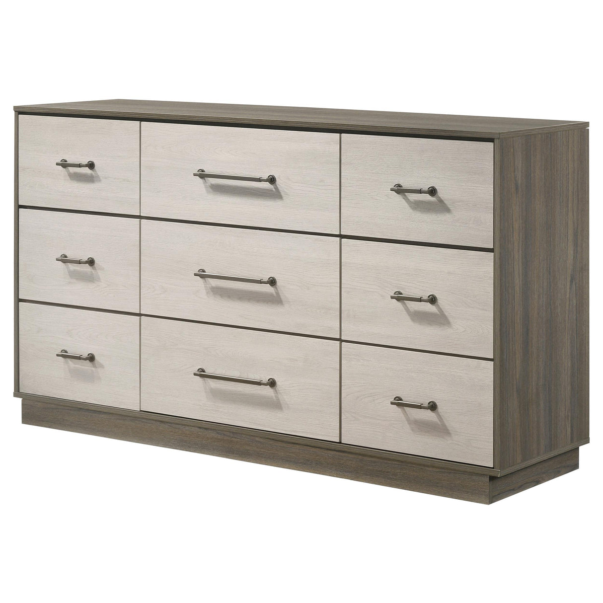 Fenwick 9-drawer Dresser Grey Oak from Coaster - Luna Furniture