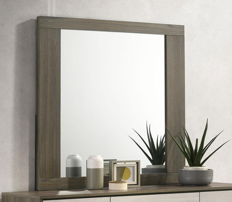 Fenwick Dresser Mirror Grey Oak from Coaster - Luna Furniture