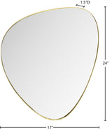 Finch Mirror in Gold from Meridian - Luna Furniture