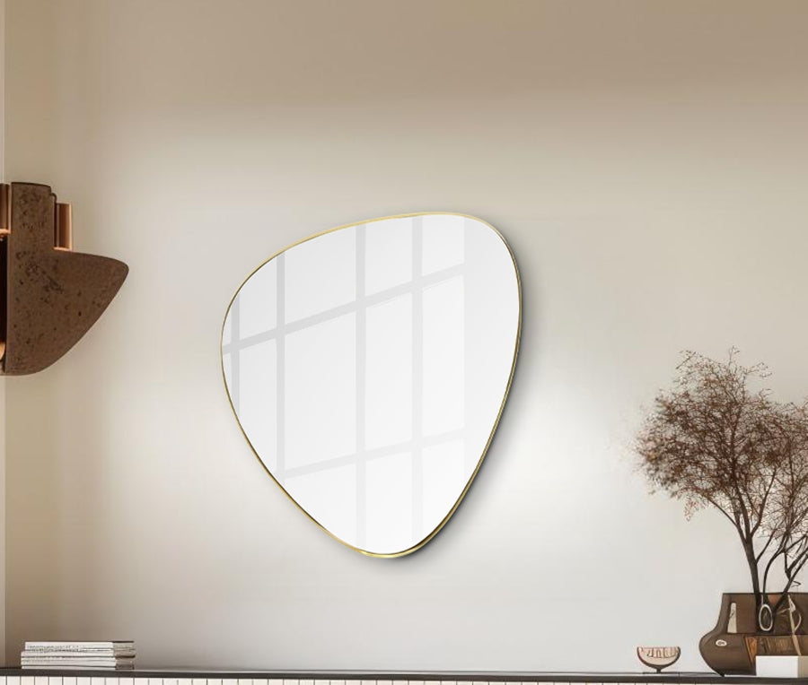 Finch Mirror in Gold from Meridian - Luna Furniture