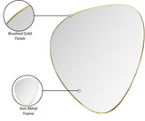 Finch Mirror in Gold from Meridian - Luna Furniture