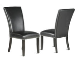 Finley Black PU Side Chair, Set of 2 from Steve Silver - Luna Furniture