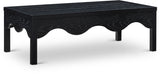 Fiora Coffee Table in Black from Meridian - Luna Furniture