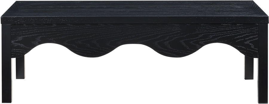 Fiora Coffee Table in Black from Meridian - Luna Furniture