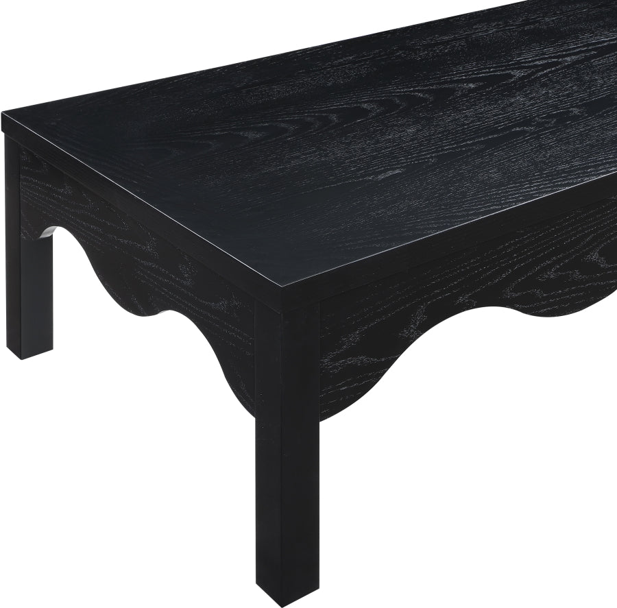 Fiora Coffee Table in Black from Meridian - Luna Furniture