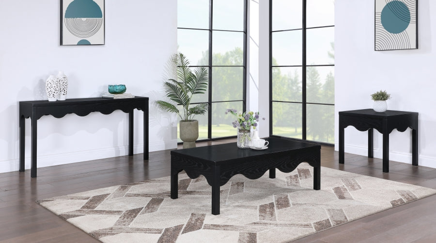 Fiora Coffee Table in Black from Meridian - Luna Furniture