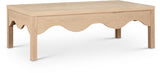 Fiora Coffee Table in Natural from Meridian - Luna Furniture