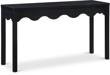 Fiora Console Table in Black from Meridian - Luna Furniture