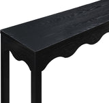 Fiora Console Table in Black from Meridian - Luna Furniture