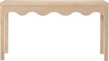 Fiora Console Table in Natural from Meridian - Luna Furniture