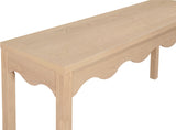 Fiora Console Table in Natural from Meridian - Luna Furniture