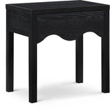 Fiora Night Stand in Black from Meridian - Luna Furniture