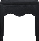 Fiora Night Stand in Black from Meridian - Luna Furniture