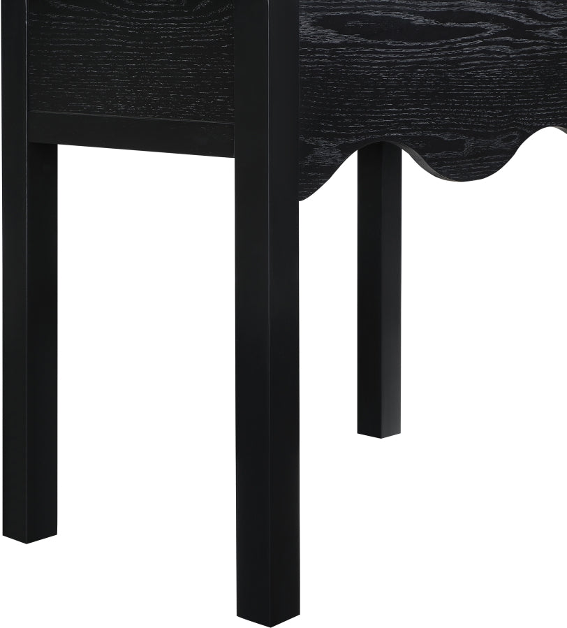 Fiora Night Stand in Black from Meridian - Luna Furniture