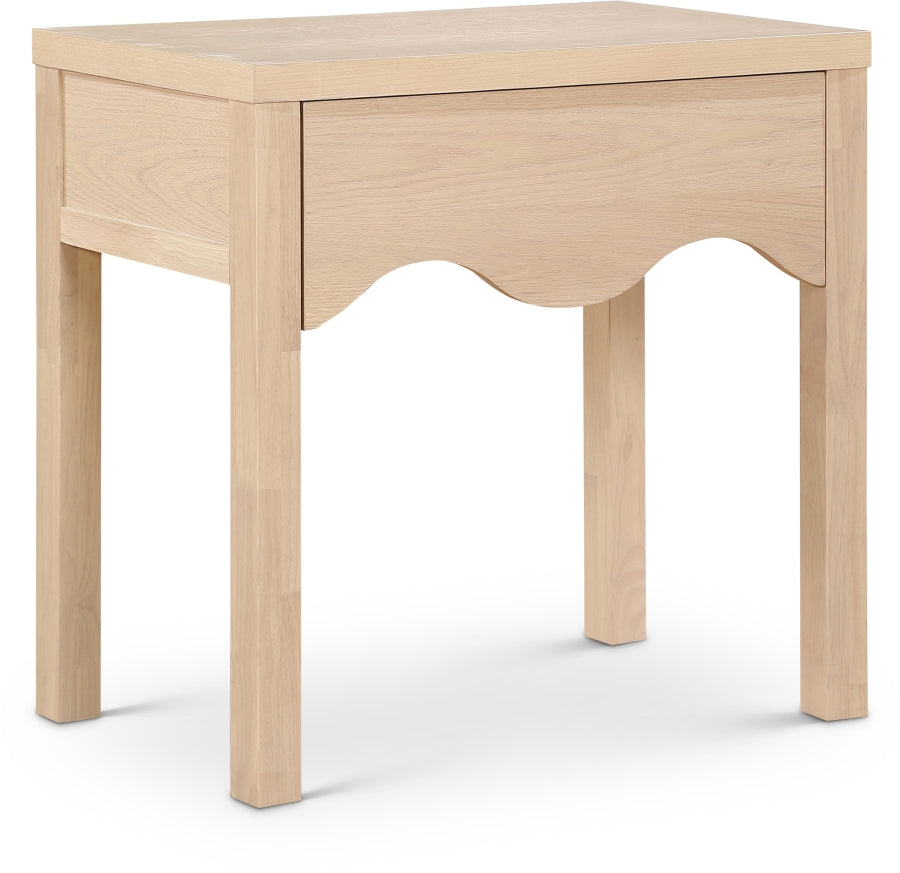 Fiora Night Stand in Natural from Meridian - Luna Furniture