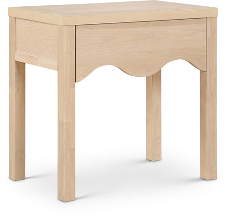 Fiora Night Stand in Natural from Meridian - Luna Furniture