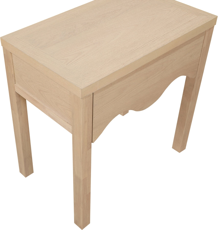 Fiora Night Stand in Natural from Meridian - Luna Furniture