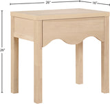 Fiora Night Stand in Natural from Meridian - Luna Furniture