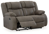 First Base Sofa, Loveseat and Recliner in Gunmetal - PKG015502