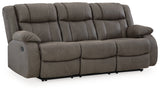 First Base Sofa, Loveseat and Recliner in Gunmetal - PKG015502