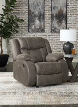 First Base Sofa, Loveseat and Recliner in Gunmetal - PKG015502