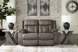 First Base Sofa, Loveseat and Recliner in Gunmetal - PKG015502