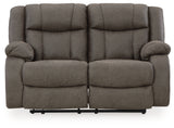 First Base Sofa, Loveseat and Recliner in Gunmetal - PKG015502