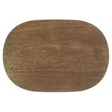 Fletcher Round Solid Mango Wood Accent Side Table Brown from Coaster - Luna Furniture