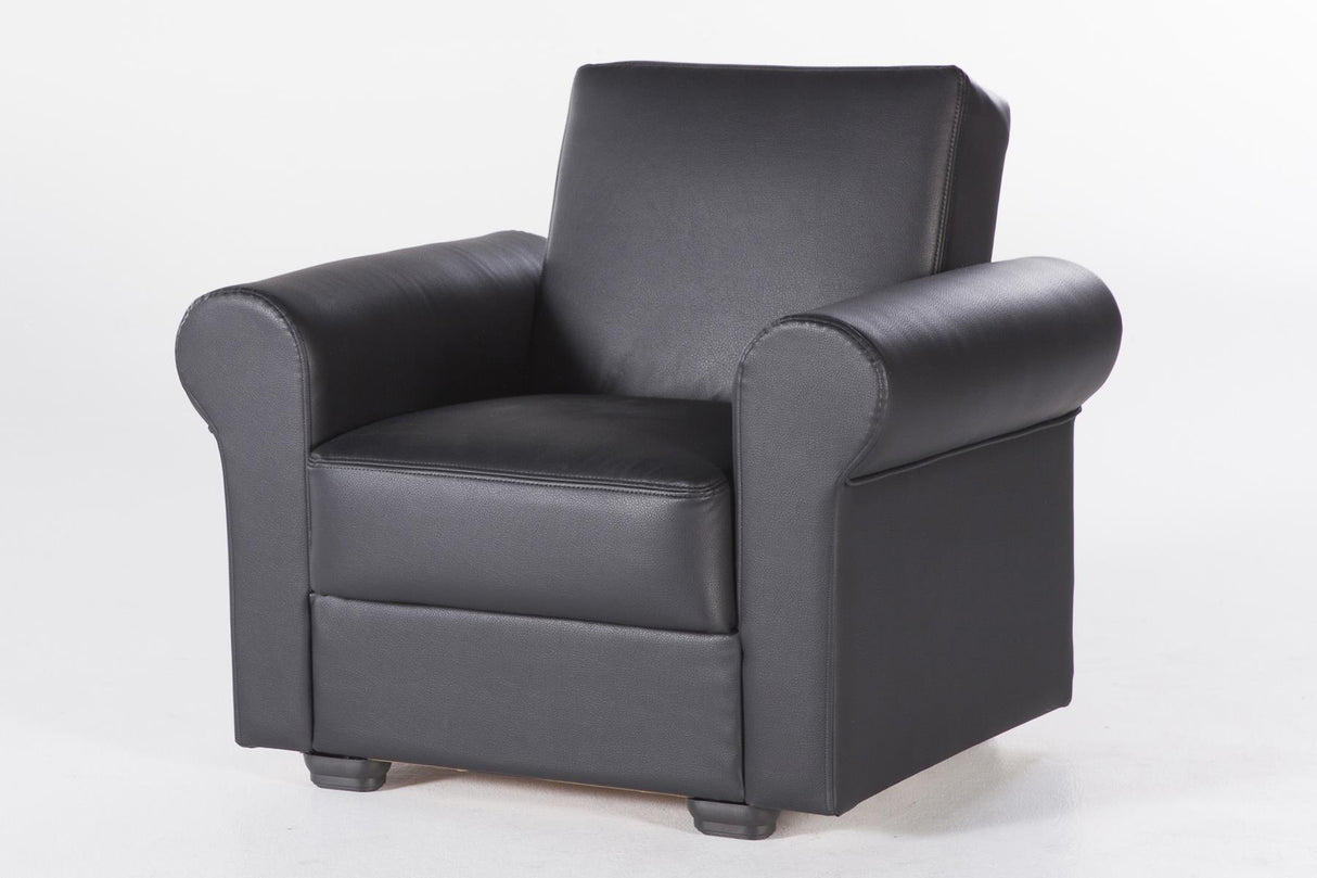 Floris 3 Seat Slpr (Santa Glory Black) 1 Piece - 10-FLO-P658D-03-0