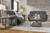 Foreside Sofa and Loveseat in Charcoal - PKG020910