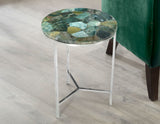 Foster Green Jasper Top Chairside Table from Steve Silver - Luna Furniture