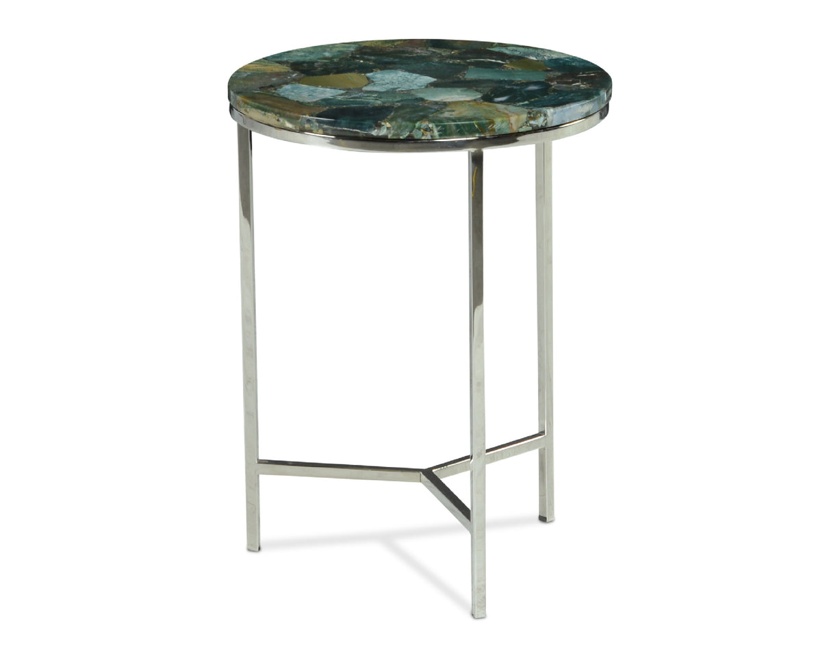 Foster Green Jasper Top Chairside Table from Steve Silver - Luna Furniture